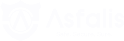 Asfalis White Logo
